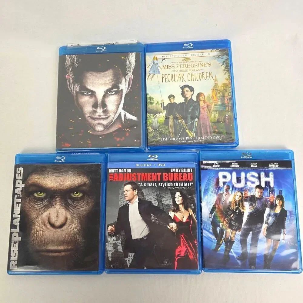 Sci-Fi Blu-ray Lot Apes Push Adjustment Bureau